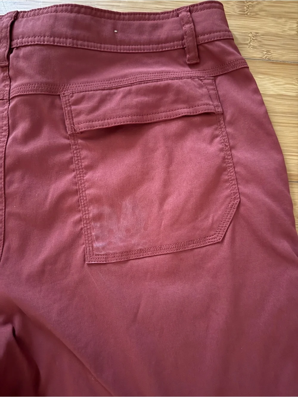 prAna Breathe Hiking Cargo Shorts Men’s Size 36 Brick-Red Casual Outdoor